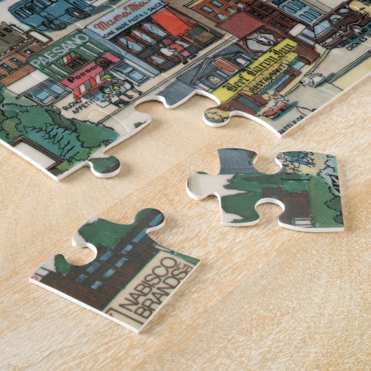 Niagara Herfsten Map Legpuzzel (Zijkant)