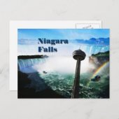 Niagara-Herfsten met regenboog Briefkaart (Voorkant / Achterkant)
