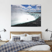 Niagara Herfsten met Seagull Canvas Afdruk (Insitu (Slaapkamer))