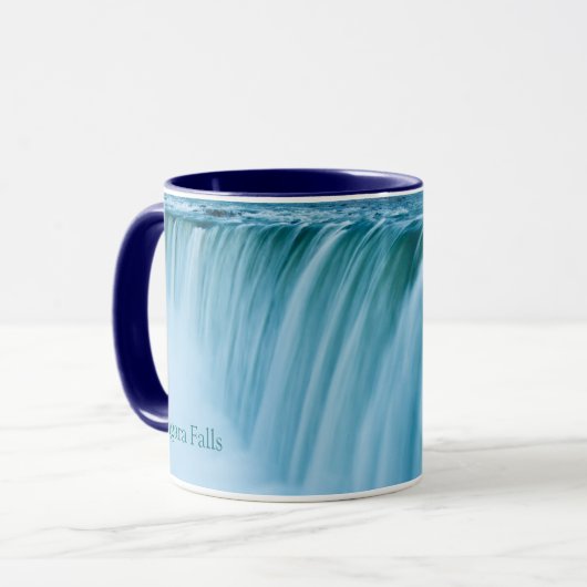 Niagara-Herfsten met tekst Mok (Voorkant links)