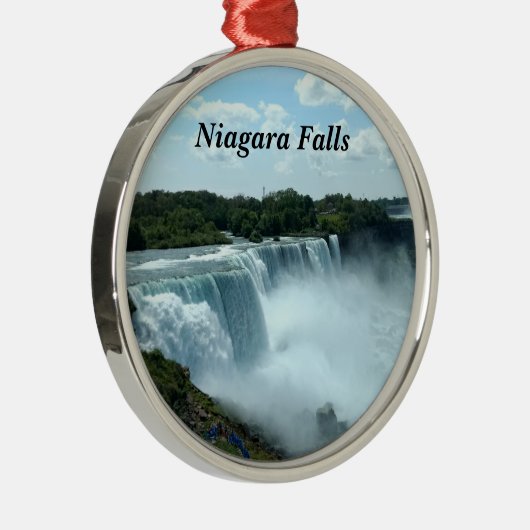Niagara Herfsten Metalen Ornament (Rechts)