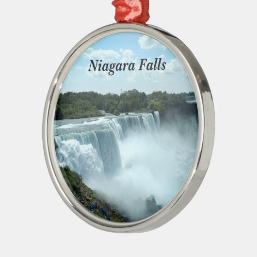 Niagara Herfsten Metalen Ornament (Links)