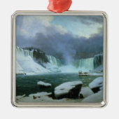 Niagara Herfsten Metalen Ornament (Voorkant)