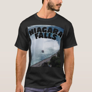 Niagara Herfsten Nederland Grappig Typografie Boat T-shirt
