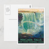 Niagara Herfsten New York Amerika Briefkaart (Voorkant / Achterkant)