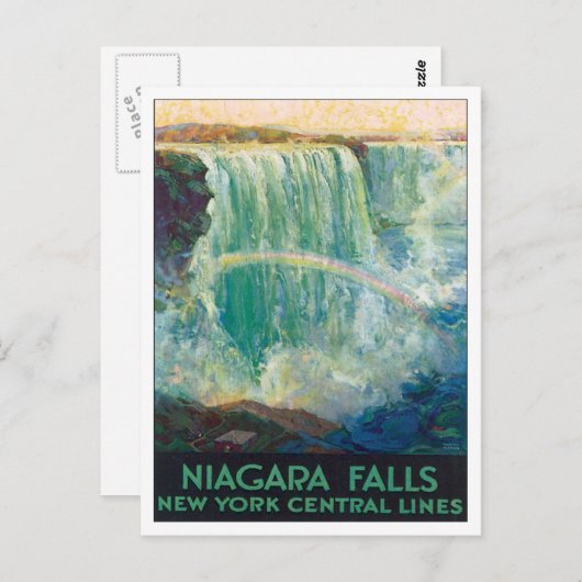 Niagara Herfsten New York Amerika Briefkaart (Voorkant / Achterkant)