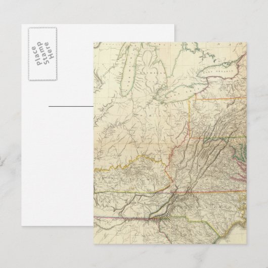 Niagara Herfsten, New York Briefkaart (Voorkant / Achterkant)