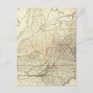 Niagara Herfsten, New York Briefkaart