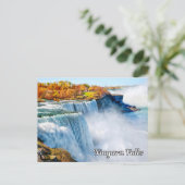 Niagara Herfsten, New York Feestdagenkaart (Staand voorkant)
