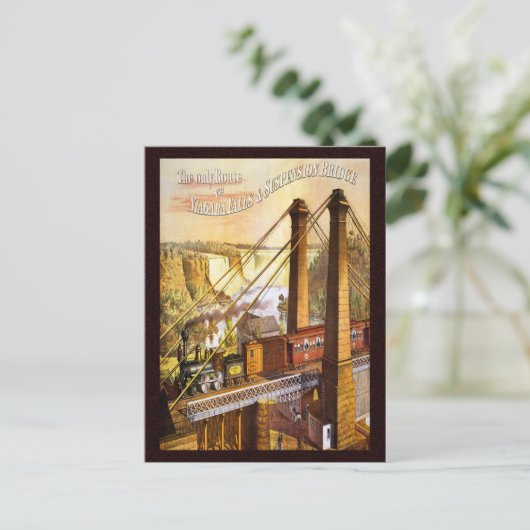 Niagara Herfsten New York Foto Uitzichten Briefkaart (Staand voorkant)