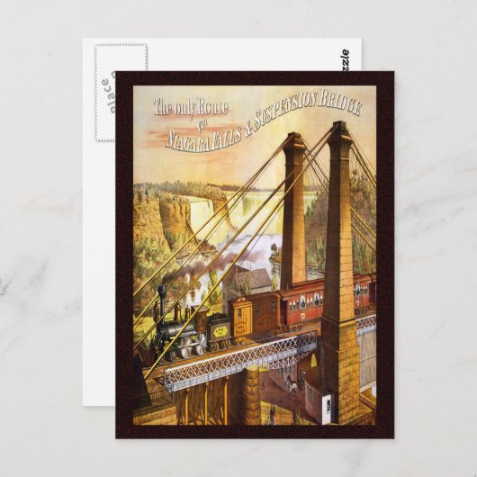 Niagara Herfsten New York Foto Uitzichten Briefkaart (Voorkant / Achterkant)