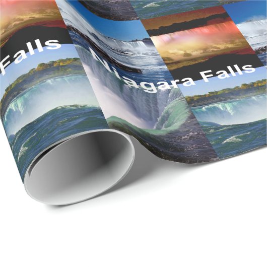 Niagara Herfsten New York Foto Uitzichten Cadeaupapier (Rol Hoek)