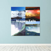 Niagara Herfsten New York Foto Uitzichten Canvas Afdruk (Insitu (Houten vloer))