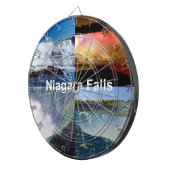 Niagara Herfsten New York Foto Uitzichten Dartbord (Voorkant Rechts)