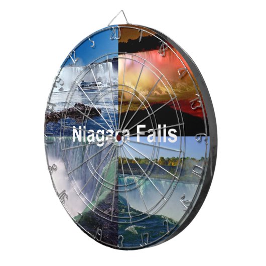 Niagara Herfsten New York Foto Uitzichten Dartbord (Voorkant Rechts)