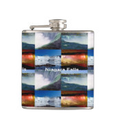 Niagara Herfsten New York Foto Uitzichten Heupfles (Voorkant)