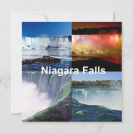 Niagara Herfsten New York Foto Uitzichten Kaart