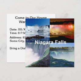 Niagara Herfsten New York Foto Uitzichten Kaart