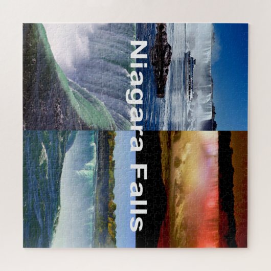 Niagara Herfsten New York Foto Uitzichten Legpuzzel (Horizontaal)