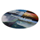 Niagara Herfsten New York Foto Uitzichten Snijplank (Hoek)