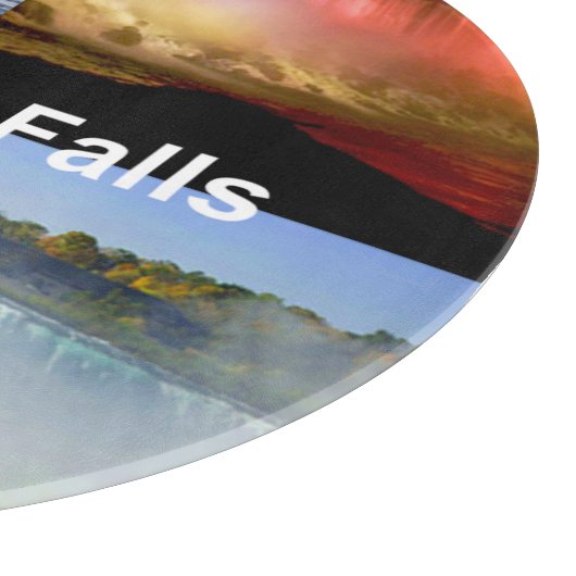 Niagara Herfsten New York Foto Uitzichten Snijplank (Hoek)