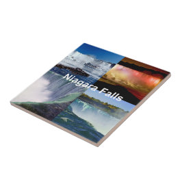 Niagara Herfsten New York Foto Uitzichten Tegeltje