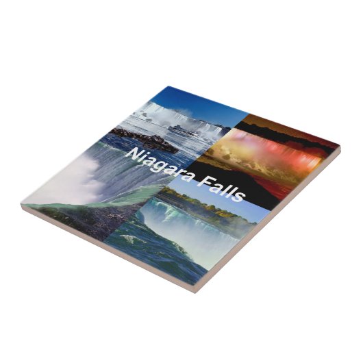 Niagara Herfsten New York Foto Uitzichten Tegeltje (Zijkant)