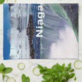 Niagara Herfsten New York Foto Uitzichten Theedoek (Gevouwen)