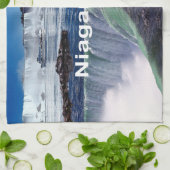 Niagara Herfsten New York Foto Uitzichten Theedoek (Gevouwen)