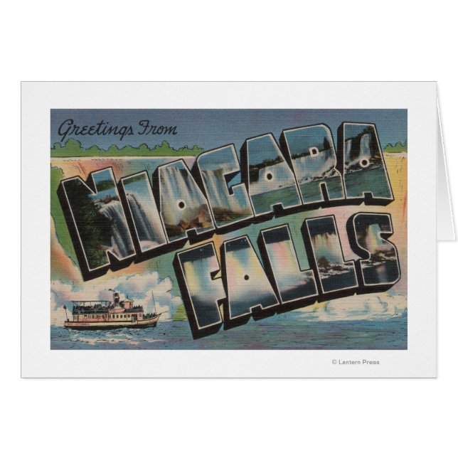 Niagara Herfsten, New York - Grote Letter Scenes 2 (Voorkant Horizontaal)