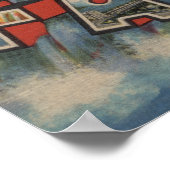 Niagara Herfsten, New York - grote lettertjes Poster (Hoek)