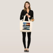 Niagara Herfsten New York Grote Tote Bag (Voorkant (model))