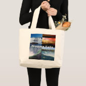 Niagara Herfsten New York Grote Tote Bag (Voorkant (product))