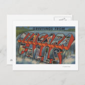 Niagara Herfsten, New York - Large Letter Scenes 3 Briefkaart (Voorkant / Achterkant)
