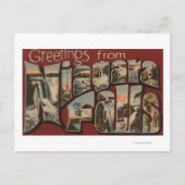 Niagara Herfsten, New York - Large Letter Scenes 5 Briefkaart (Voorkant)