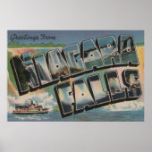 Niagara Herfsten, New York - Large Letter Scenes 5 Poster (Voorkant)