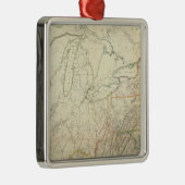 Niagara Herfsten, New York Metalen Ornament (Rechts)