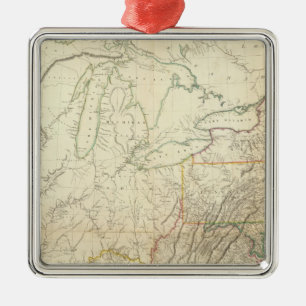 Niagara Herfsten, New York Metalen Ornament