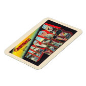 Niagara Herfsten New York NY Large Letter Briefkaa Magneet (Linkerzijde)