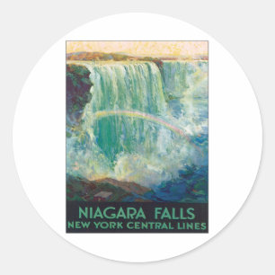 Niagara Herfsten New York Ronde Sticker