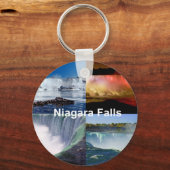Niagara Herfsten New York Sleutelhanger (Achterkant)