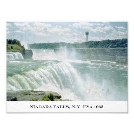 Niagara Herfsten New York USA Foto Afdruk