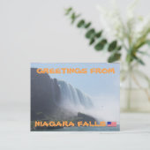 Niagara Herfsten New York, Verenigde Staten Briefkaart (Staand voorkant)