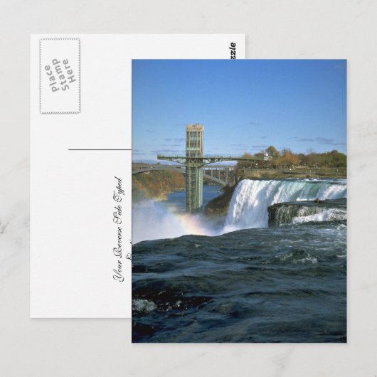 Niagara Herfsten, New York, Verenigde Staten Briefkaart (Voorkant / Achterkant)
