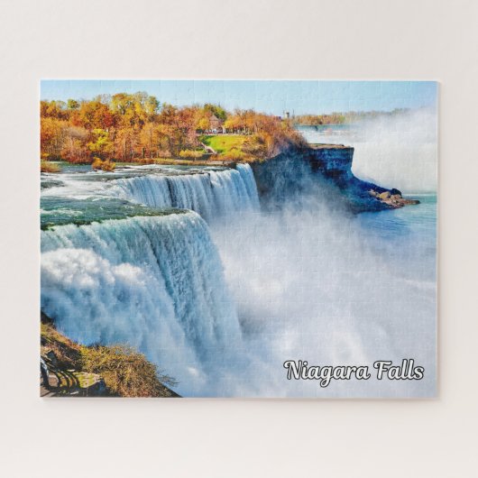 Niagara Herfsten, New York, Verenigde Staten Legpuzzel (Horizontaal)