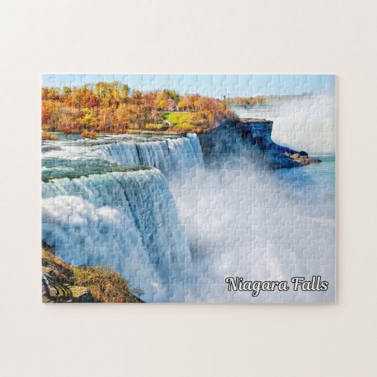 Niagara Herfsten, New York, Verenigde Staten Legpuzzel (Horizontaal)