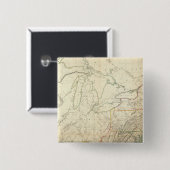 Niagara Herfsten, New York Vierkante Button 5,1 Cm (Voorkant /achterkant)