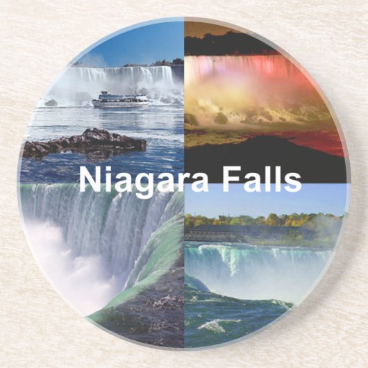 Niagara Herfsten New York Zandsteen Onderzetter (Voorkant)