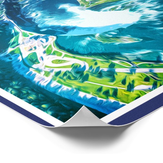 NIAGARA HERFSTEN - NIAGARA NEW YORK VERENIGDE STAT POSTER (Hoek)