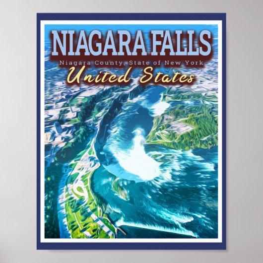 NIAGARA HERFSTEN - NIAGARA NEW YORK VERENIGDE STAT POSTER (Voorkant)
